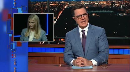 Stephen Colbert rips Ivanka Trump