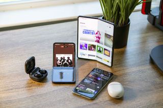 Best Music Streaming Services Galaxy Z Fold 3 Galaxy Z Flip 3 Pixel