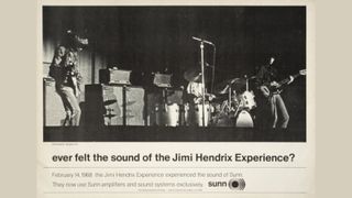 Sunn amps Jimi Hendrix ad