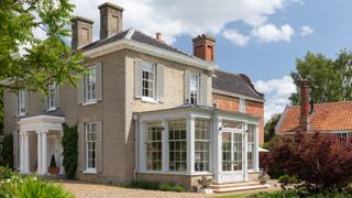 orangery extension to Georgian house