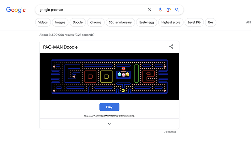 google search pacman