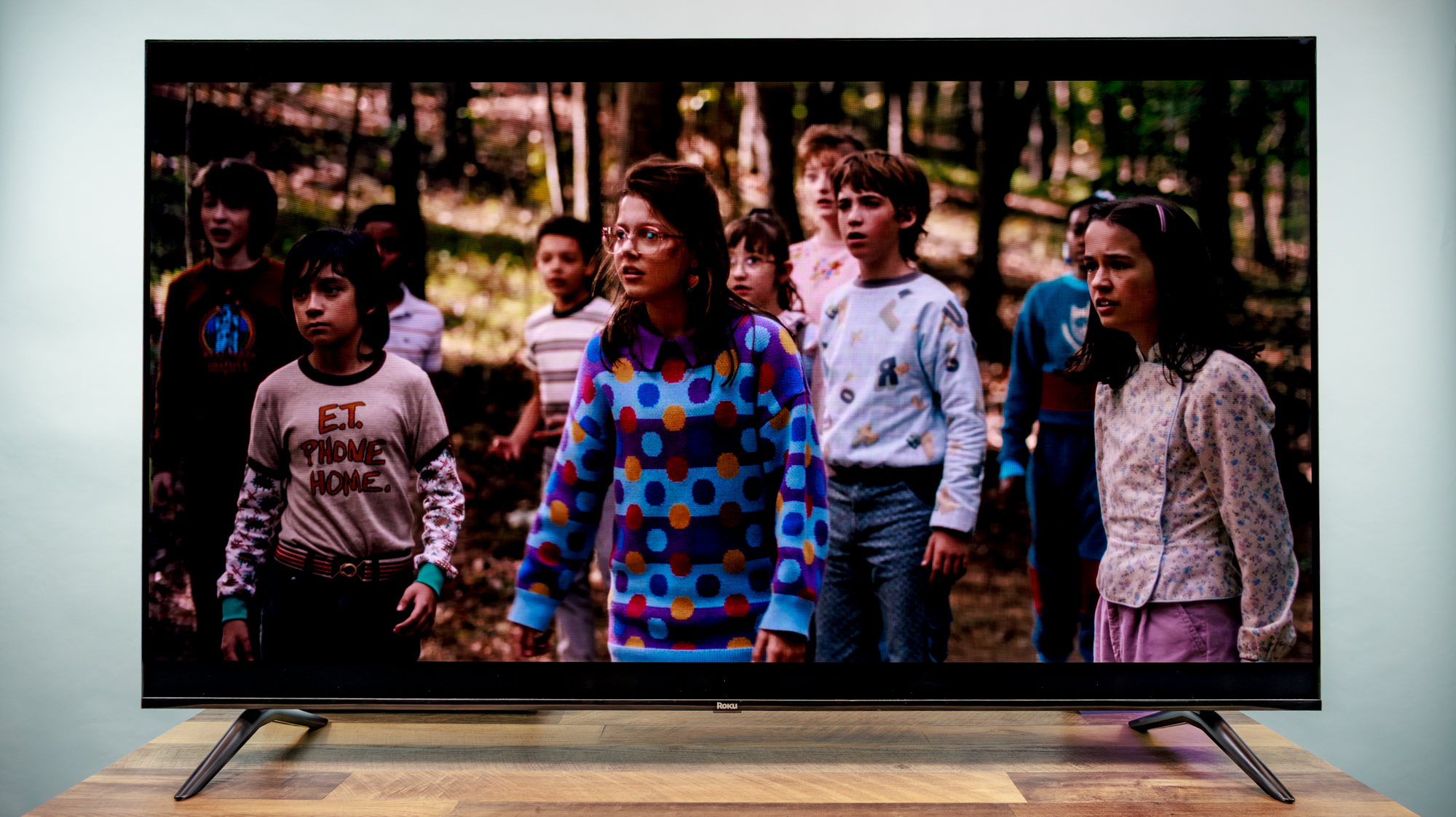 Roku 65-inch Class Select Series 4K QLED (2026) TV on a desk