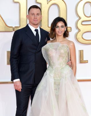 Jenna Dewan Tatum and Channing Tatum attend the 'Kingsman: The Golden Circle' World Premiere at Odeon Leicester Square on September 18, 2017 in London, England.