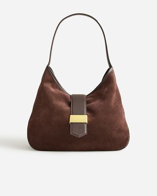 Berkeley Suede and Leather Shoulder Bag