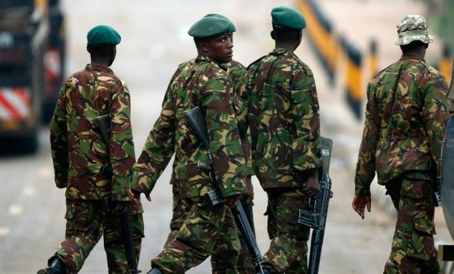 Kenyan soldiers