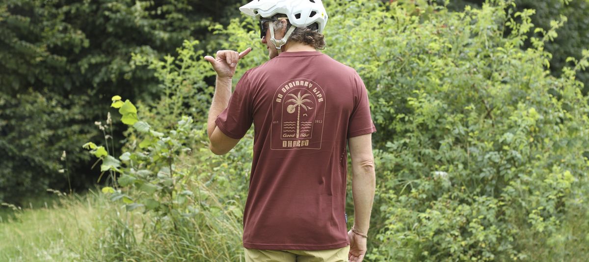 DHaRCO Mens Short sleeve Tech Tee being worn