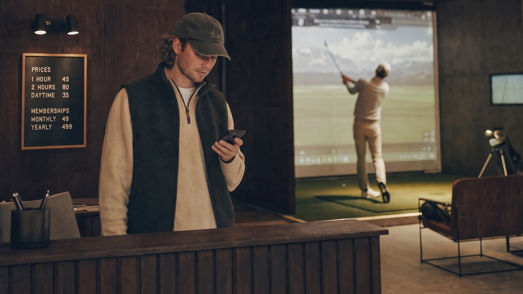 Indoor golf booking and revenue partner, Alba