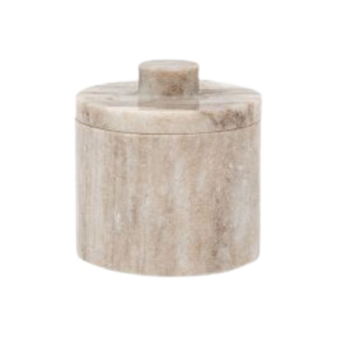 Roccia Marble Storage Jar