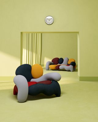 Misha Kahn colourful sofas