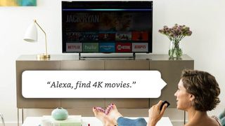 Using the Alexa voice remote for 4K streaming