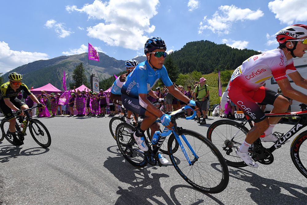 Nairo Quintana (Movistar) stage 18 Tour de France