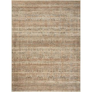 Amber Lewis X Loloi Molly Natural / Denim Area Rug | Wayfair