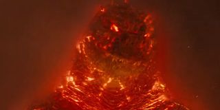 Godzilla: King of the Monsters red Atomic Godzilla is mad