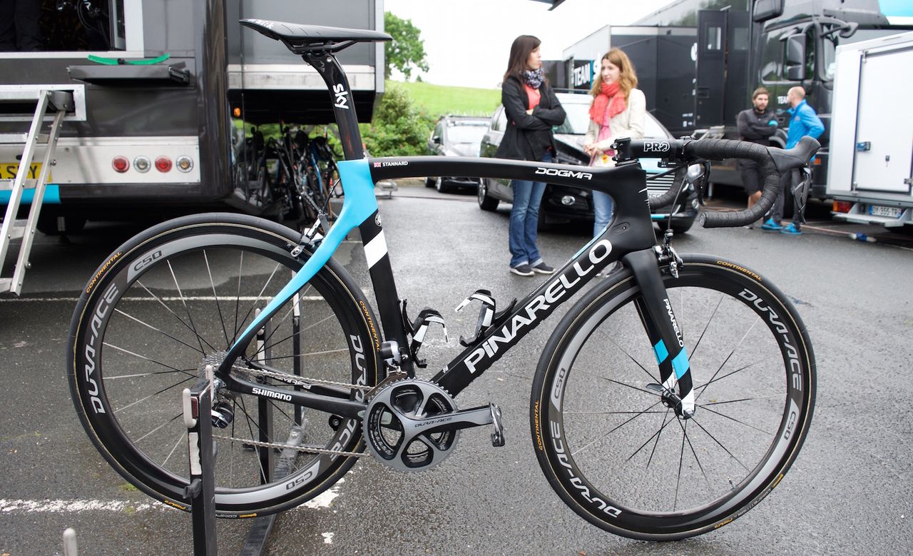 Stannard uses a Fizik Arione saddle on his F8