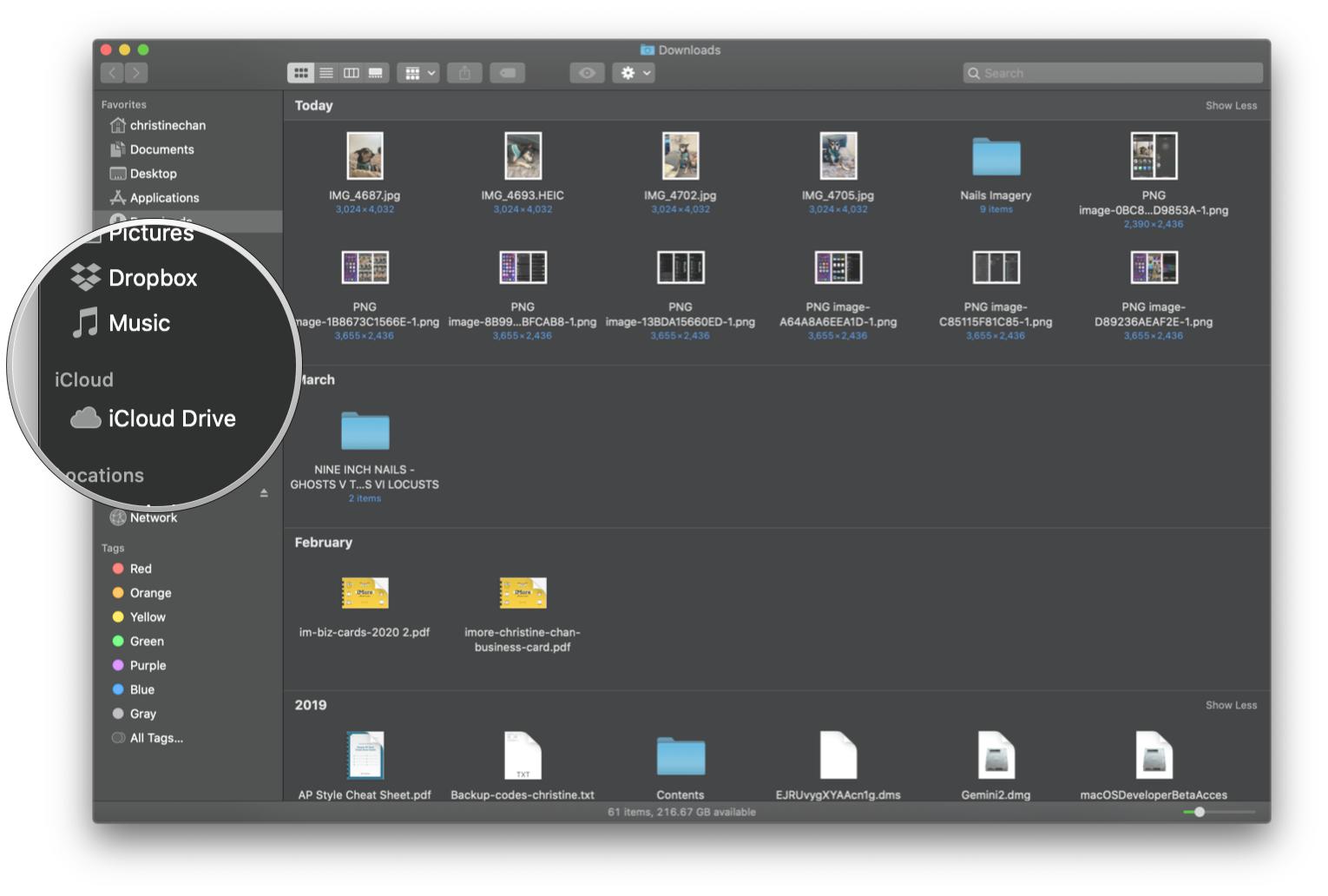 View your photo or video in iCloud Drive on Mac by showing steps: Launch Finder, click iCloud Drive or even Dropbox in your sidebar