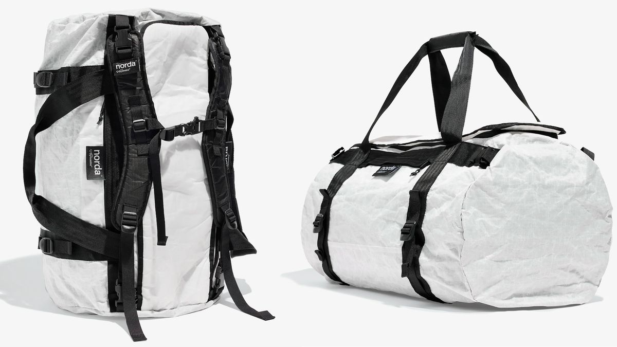 norda Toolbox duffel bag and backpack