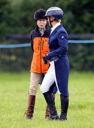 Princess Anne and Zara Tindall at the Festival of British Eventing 2023