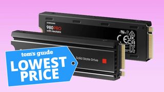 Samsung 980 Pro SSD with a Tom's Guide deal tag