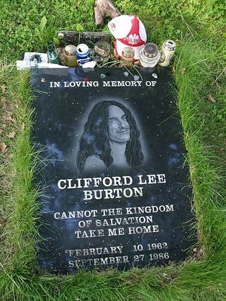 Cliff Burton's headstone