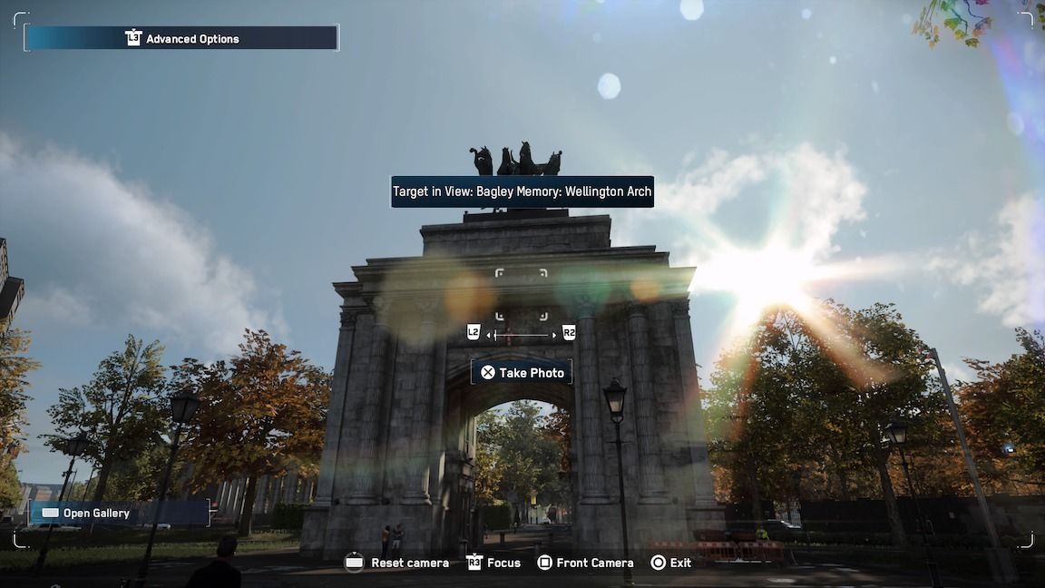 watch dogs legion bagley memories - wellington arch