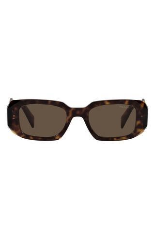 Runway 49mm Rectangular Sunglasses