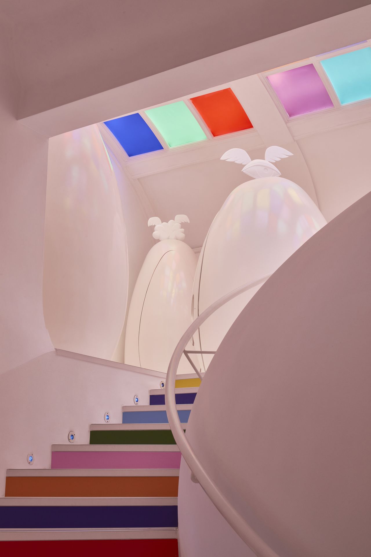 Interiors of sketch London on the occasion of the Dreamscapes exhibition