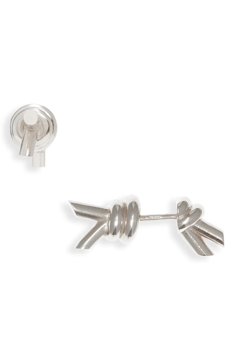 Knot Front/back Earrings
