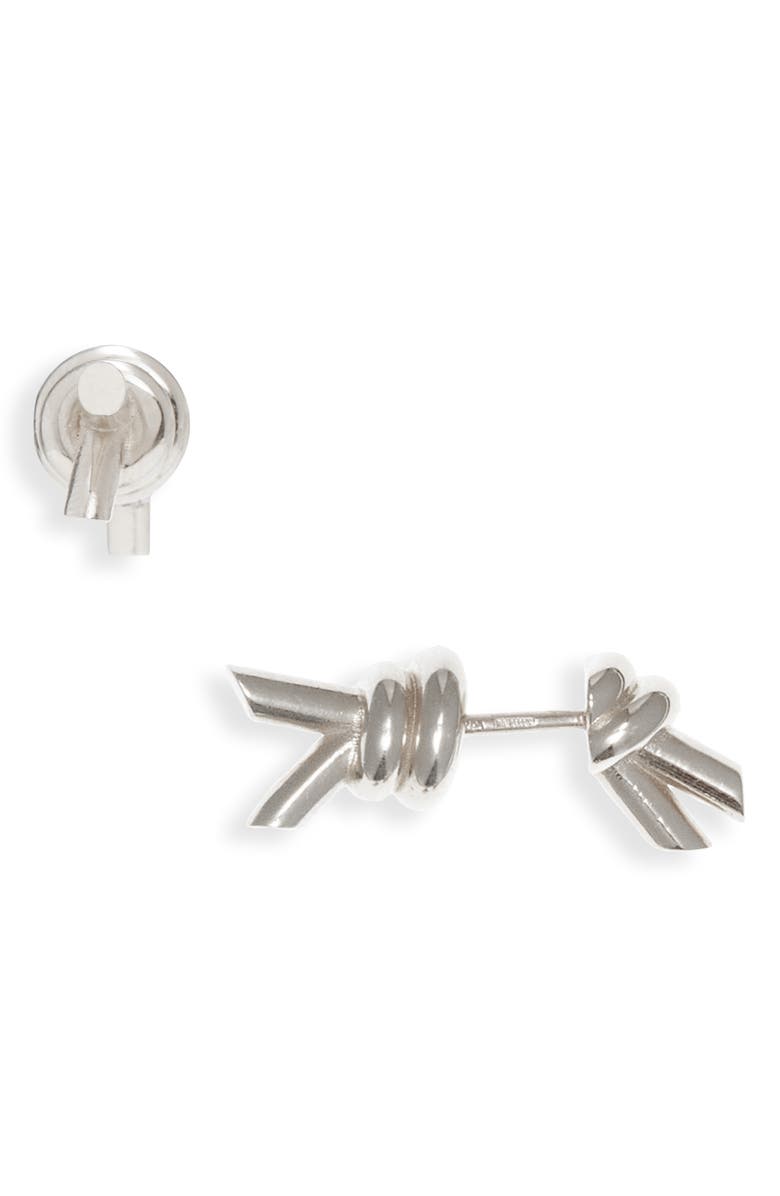 Knot Front/back Earrings