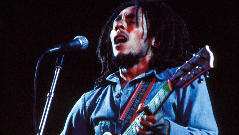 Bob Marley and the Wailers perform onstage at the Odeon, Birmingham, United Kingdom, July 18, 1975.