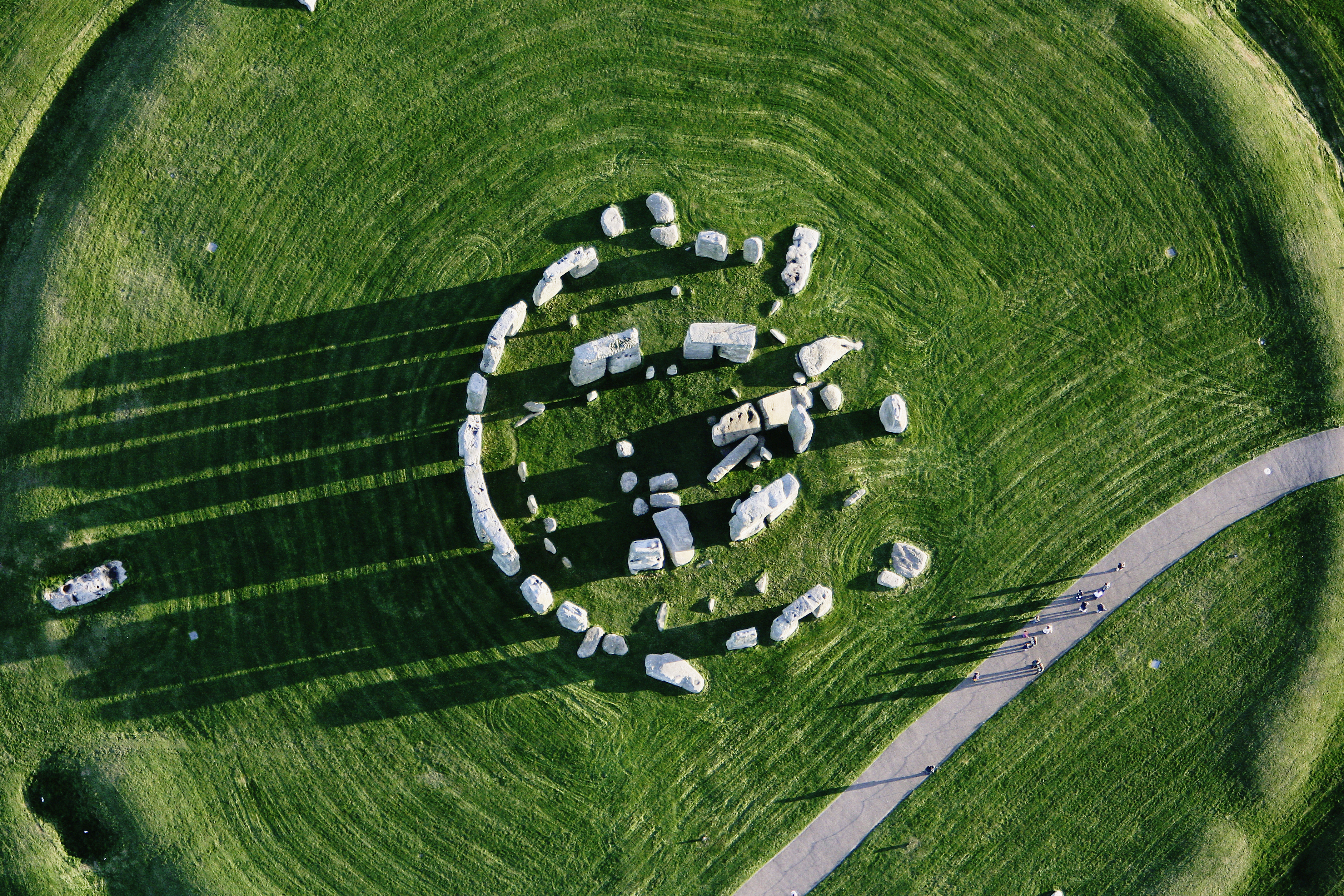 Aerial image of Stonehenge