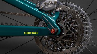 Rear brake detail of Santa Cruz Hightower 4