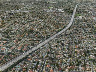 Santa Ana Freeway, Los Angeles, California, USA, 2017, by Edward Burtynsky.