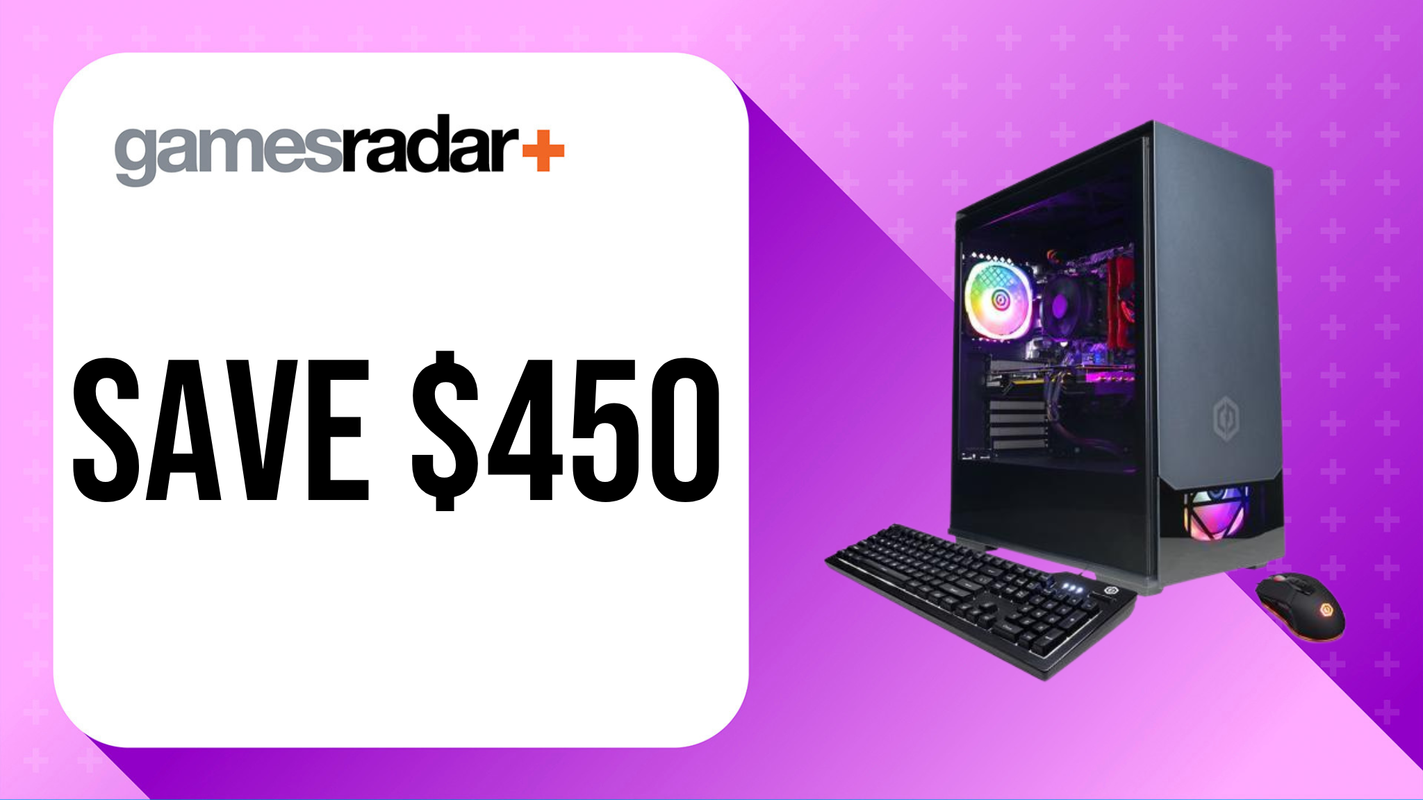 CyberpowerPC Gaming Desktop deal image with $450 saving