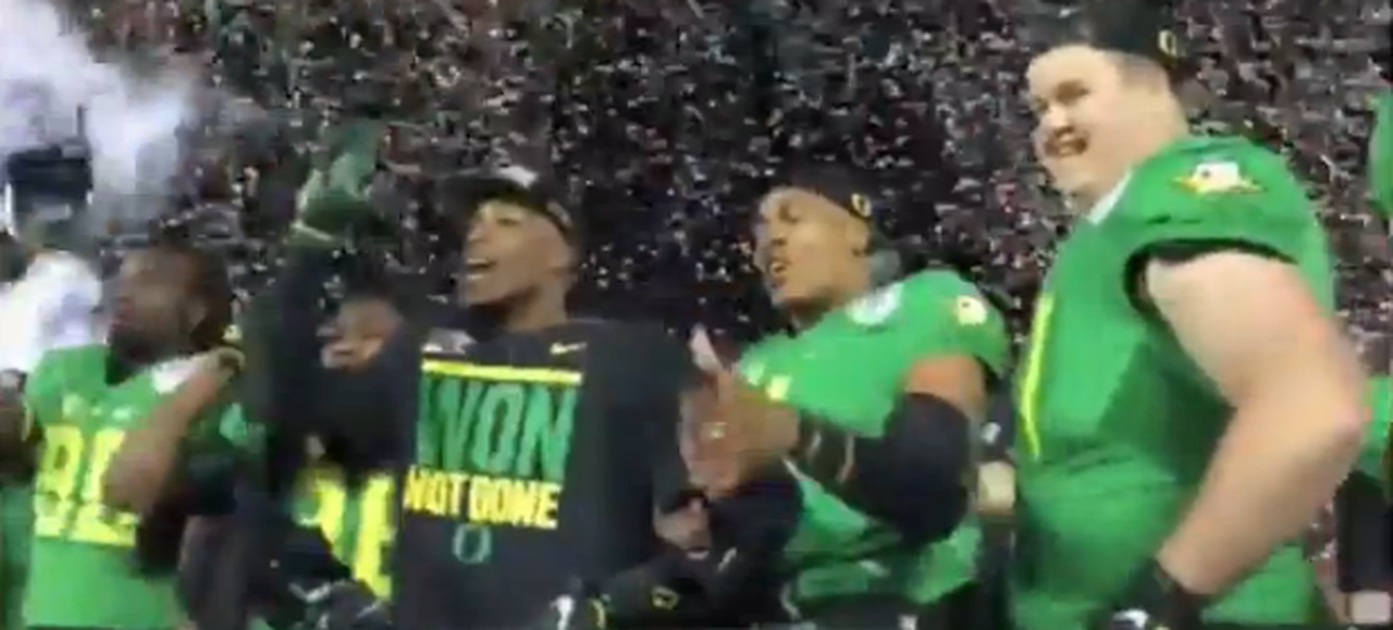 Oregon players mock Jameis Winston with &amp;#039;No means no&amp;#039; chant