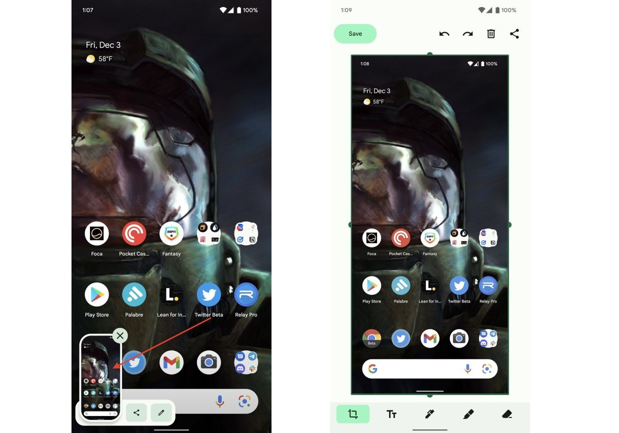 How to access the screenshot you took on your Pixel