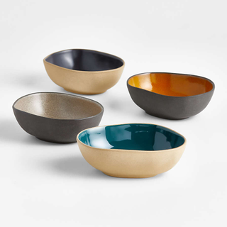 four mini bowls