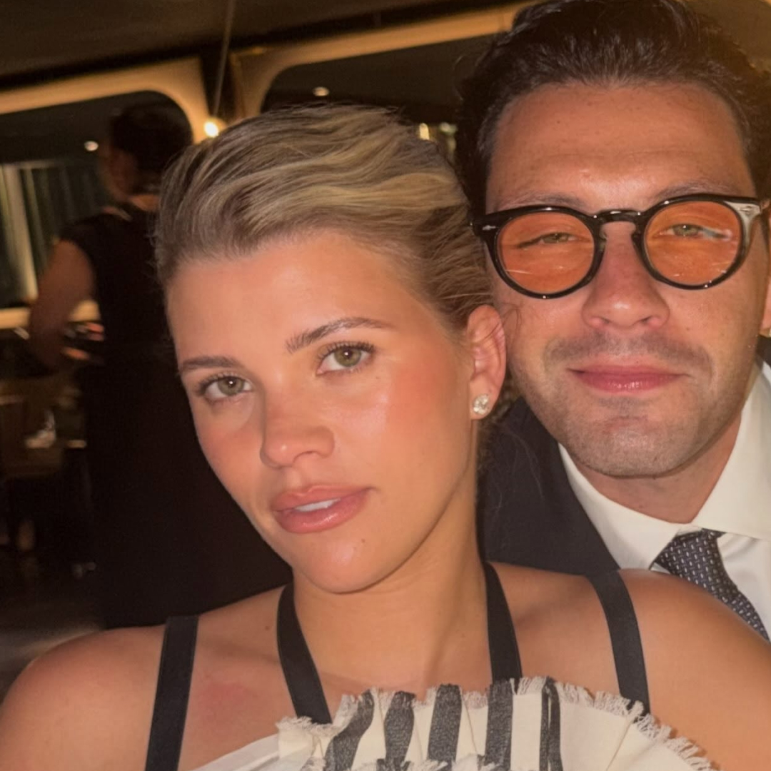 Sofia Richie Grainge borrows Kendall Jenner's Chanel Resort 2014 dress to attend a wedding with husband Elliot Grainge