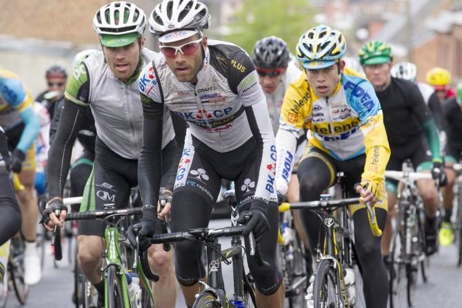 Cyclo-cross star Niels Albert (BKCP-Powerplus) gets some road racing miles in his legs at the Tour of Belgium