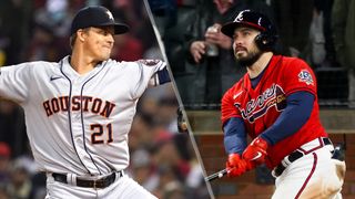 Zack Greinke and Travis d'Arnaud will face off in the Astros vs Braves live stream of game 4 of the world series 