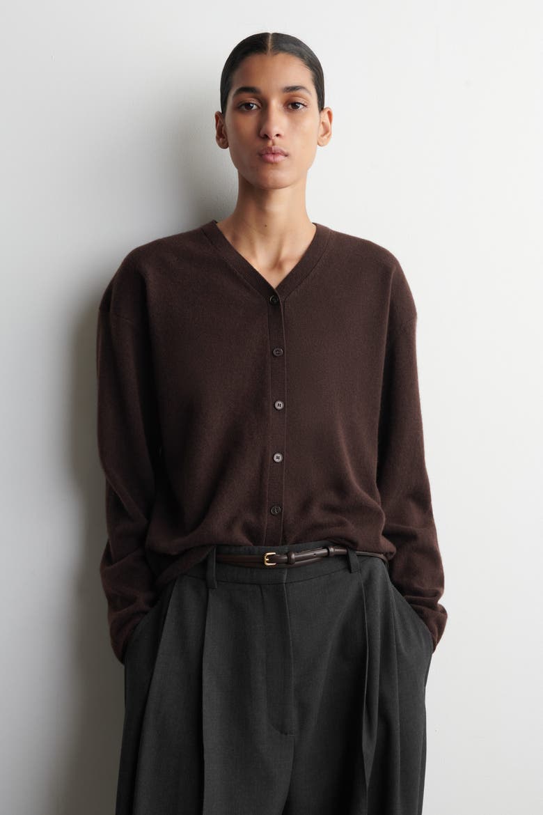 Merino Wool V-Neck Cardigan