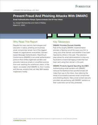 Prevent fraud and phishing attacks with DMARC - whitepaper from Mimecast