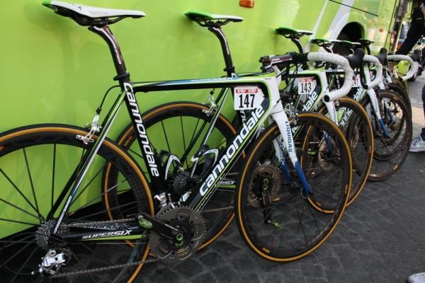 The Liquigas-Cannondale bikes