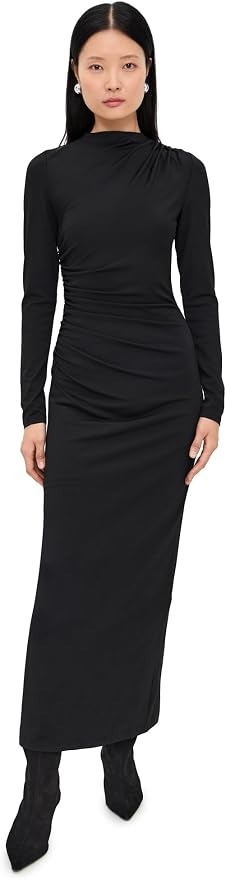 Lioness Women's Contour Maxi Dress, Onyx, M