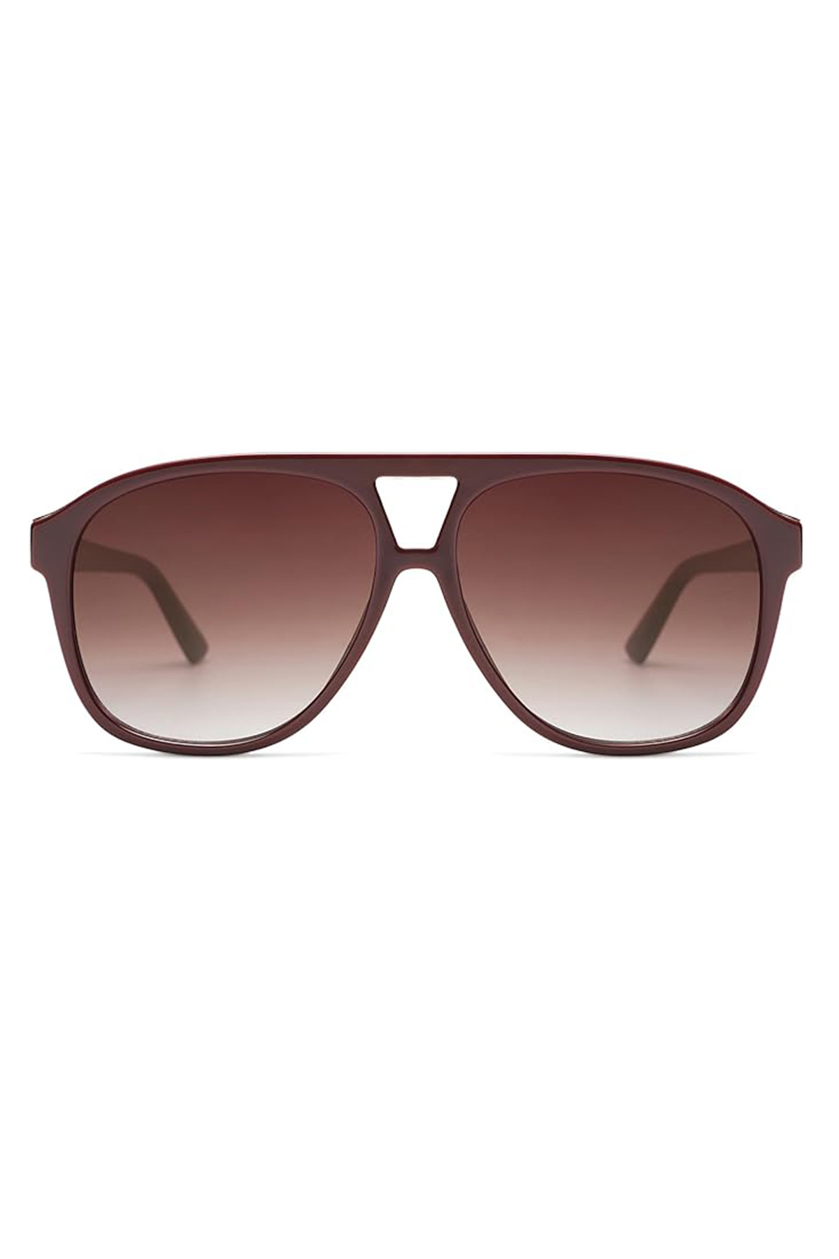 Sojos Retro Trendy Aviator Sunglasses for Women Men Classic Vintage Uv400 Aviators Sj2315, Red/redish Brown