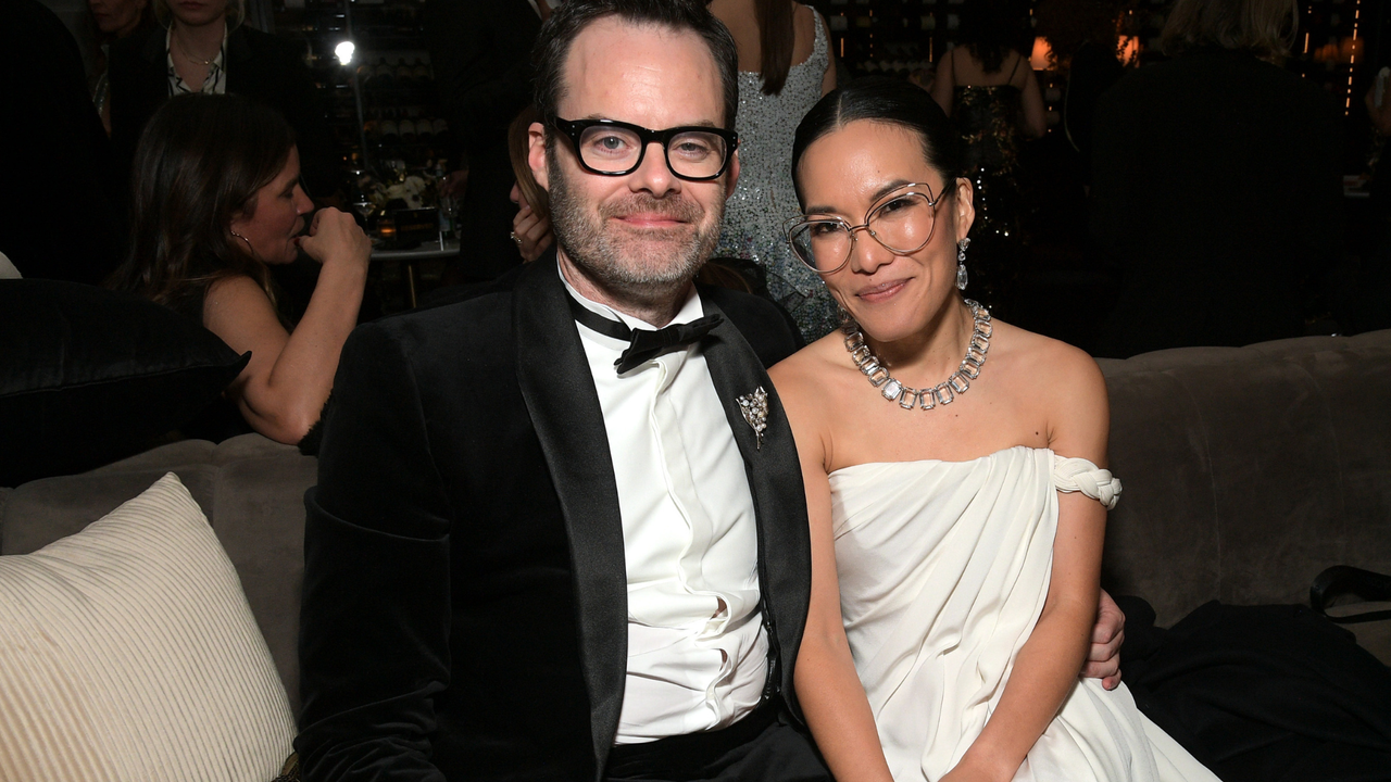 Bill Hader and Ali Wong attend Netflix&#039;s 2024 Golden Globe After Party at Spago on January 07, 2024 in Beverly Hills, California.