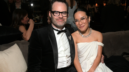 Bill Hader and Ali Wong attend Netflix's 2024 Golden Globe After Party at Spago on January 07, 2024 in Beverly Hills, California.