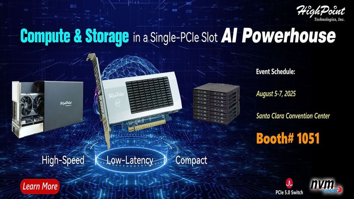 Want to host an Nvidia GeForce RTX 5090 GPU and up to 4PB of SSD storage on one single PCIe slot? Here's how to do it