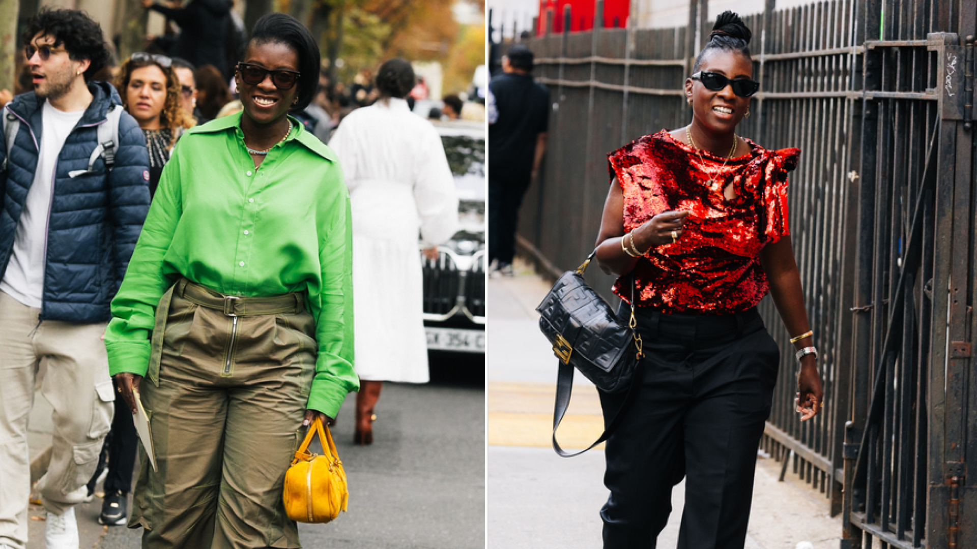 Split image of nikki ogunnaike 