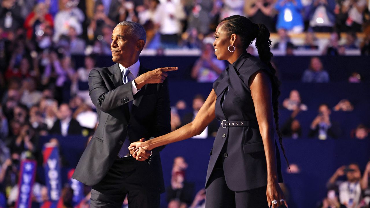 Barack and Michelle Obama address 2024 Democratic convention in Chicago