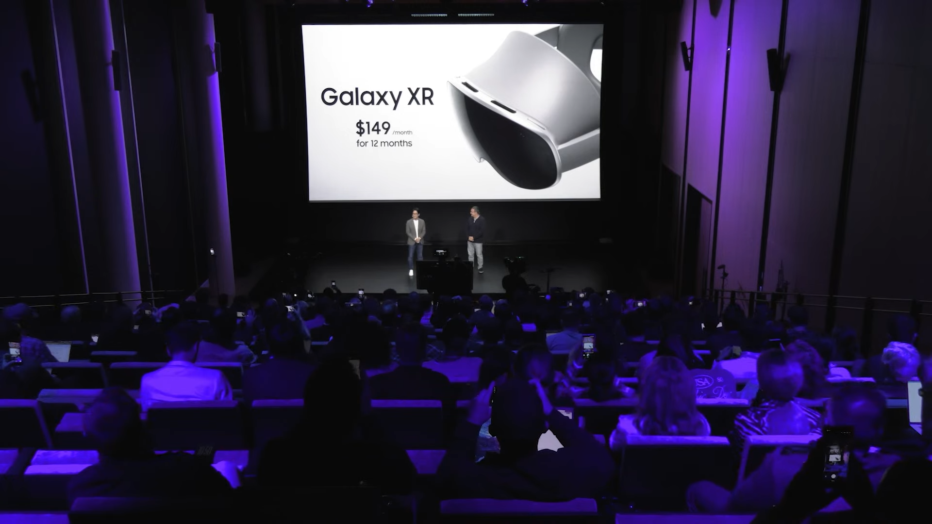 Monthly payment price for Galaxy XR